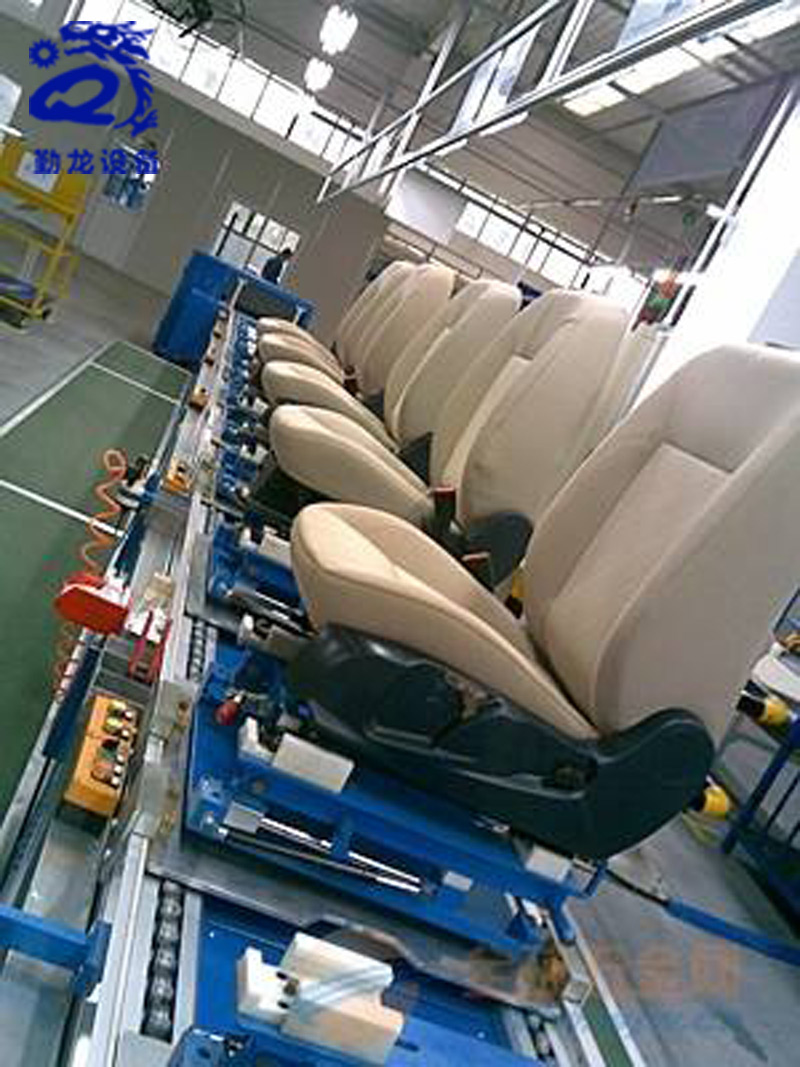 Car seat assembly speed line